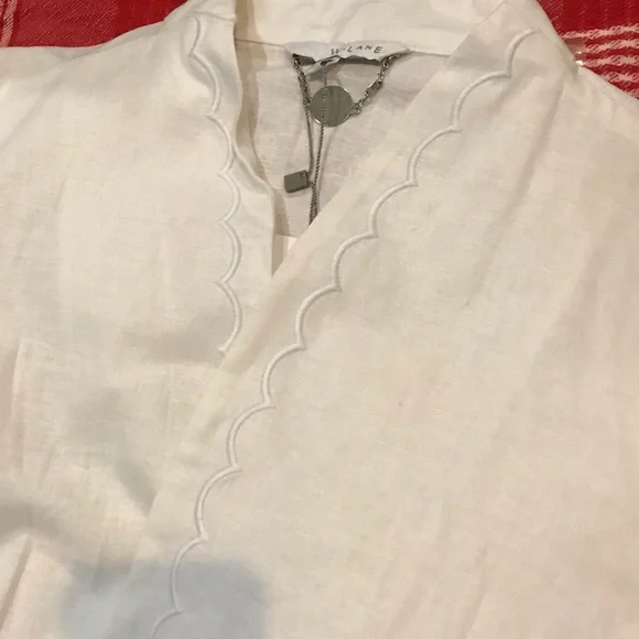 Size 20 NWT White Linen over-jacket/coat - Picture 15 of 15